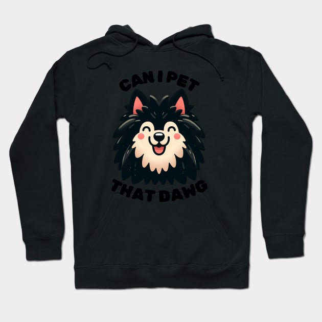 Cat I Pet that Dawg? Hoodie by PunnyBitesPH